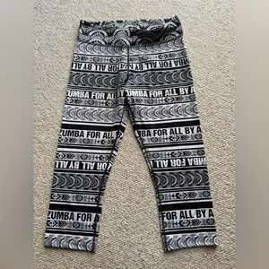 Zumba Fitness Kids Monochrome Graphic Leggings
